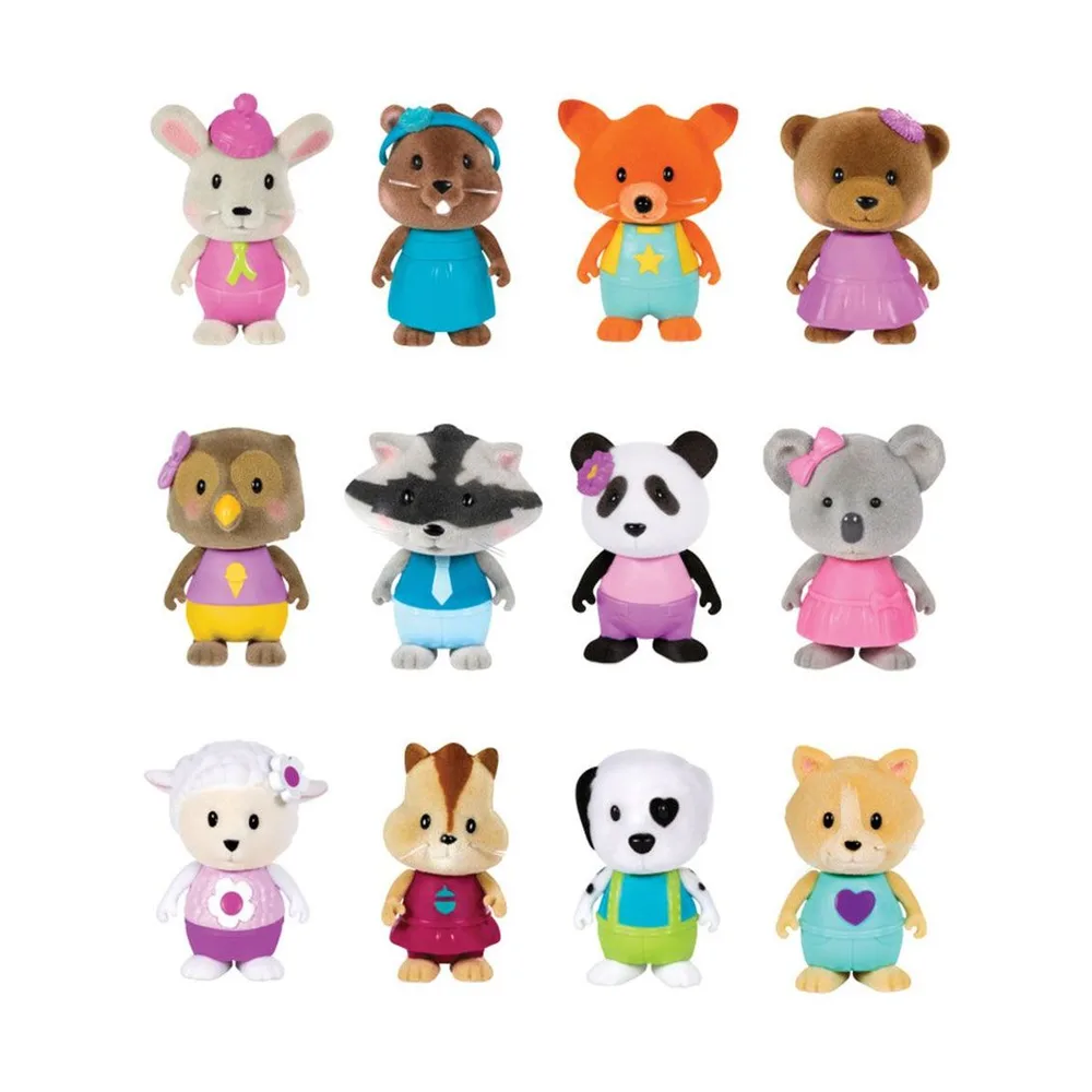 Комплект за игра, Battat, Li'l Woodzeez, Фигурки в жълъд, Серия 4