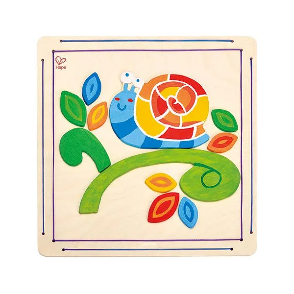 Творчески комплект, Hape, Оцвети и играй, Щастливият охлюв