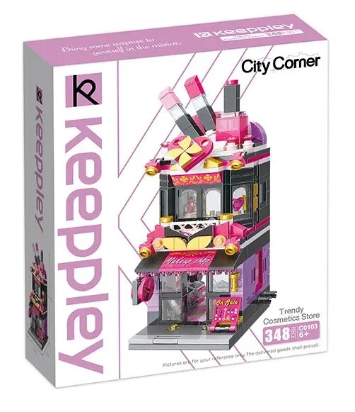 Конструктор, Qman, Keeppley, Магазин за плюшени мечета, 281 части