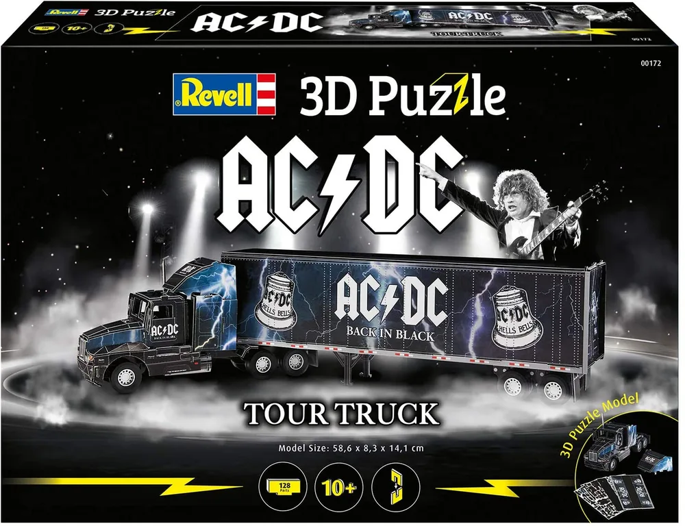 Пъзел, Revell, Камион и ремарке AC/DC 3D, 128 части
