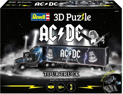 Пъзел, Revell, Камион и ремарке AC/DC 3D, 128 части