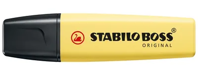 Текст маркер, Stabilo, Boss Original Pastel, Млечно жълт