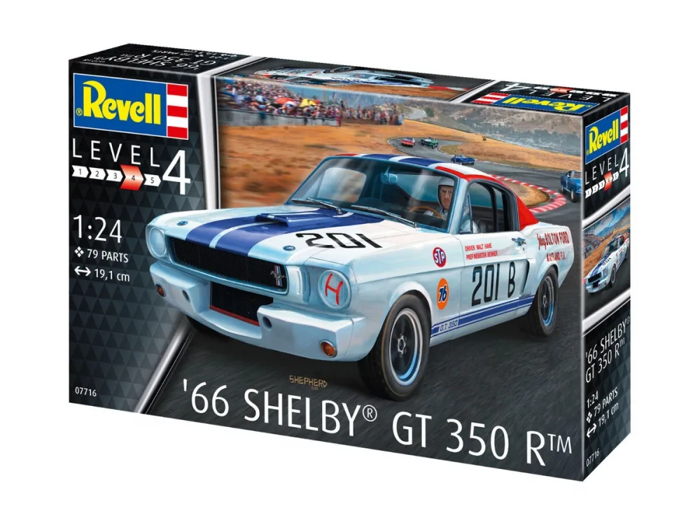 Сглобяем модел, Revell, 66 Shelby GT 350 R, 79 части