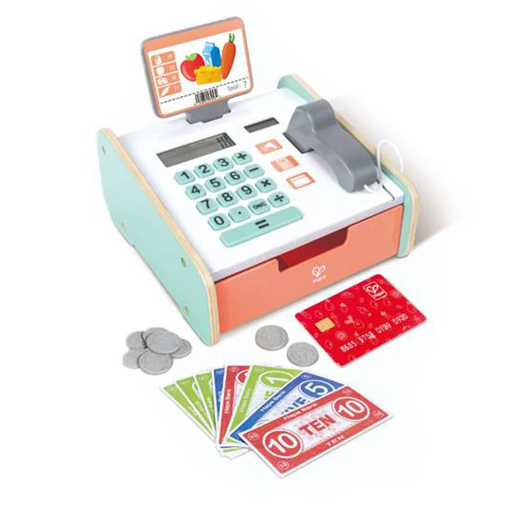 Интерактивна играчка, Hape, Фантастичен касов апарат, 21 х 12 х 24 см