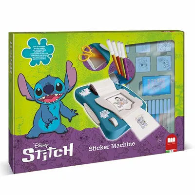 Креативен комплект "Stitch" с машина за стикери и аксесоари