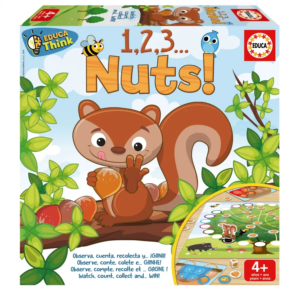 Настолна игра, Educa, 1,2,3 Ядки