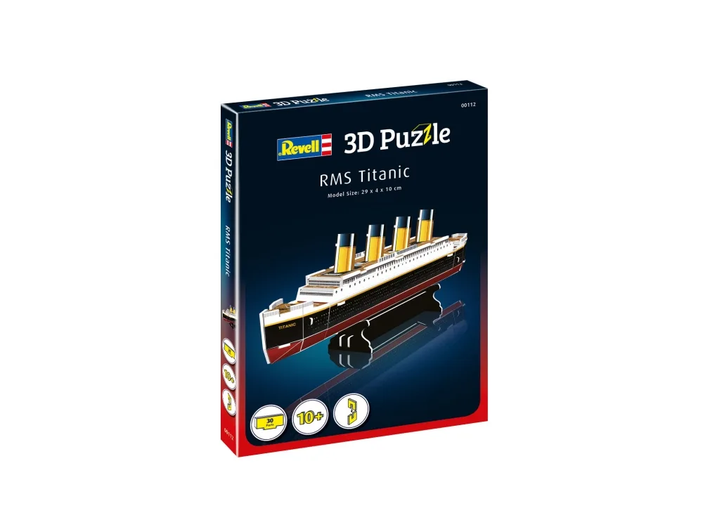 Мини пъзел 3D, Revell, RMS Титаник, 30 части