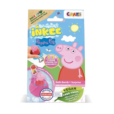 Добавка за баня, Craze, Peppa Pig, Бомбичка за баня с изненада