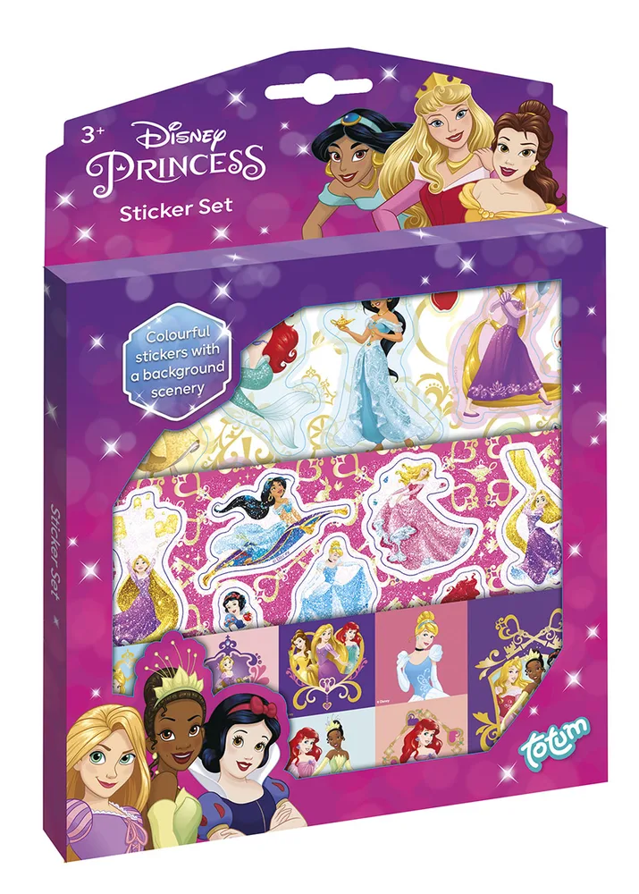 Комплект стикери, Totum, Disney Princess, 4 части