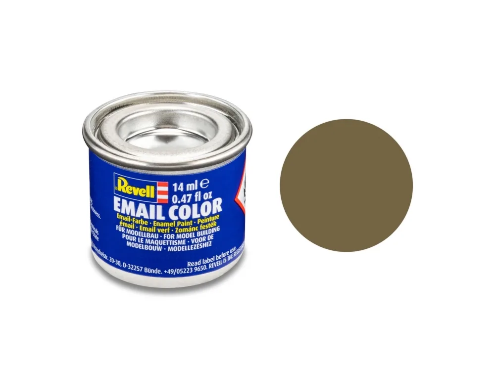 Емайлна боя, Revell, Email Color, Маслинено кафяво мат, 14 мл