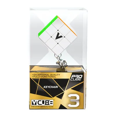 Кубче за подреждане, V-Cube, 3b Flat Keychain, Ключодържател