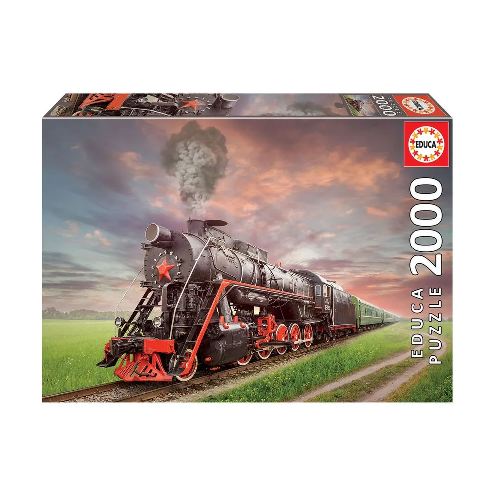 Съветски влак - пъзел 2000 части