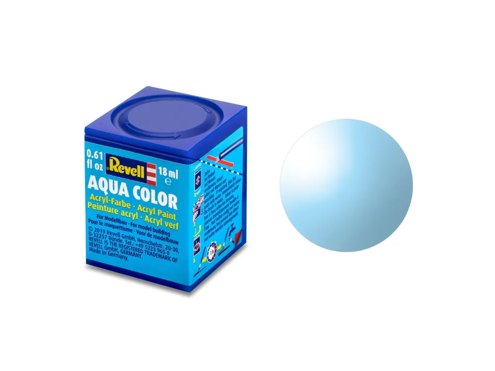 Акрилна боя, Revell, Aqua Color, Чисто синьо, 18 мл