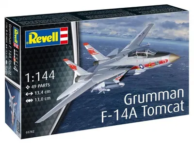 Сглобяем модел, Revell, Изтребител Grumman F-14 A Tomcat, 49 части