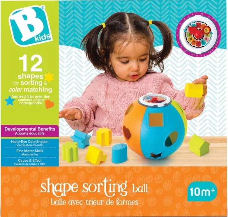 Бебешка играчка, Infantino, B Kids, Сортер топка