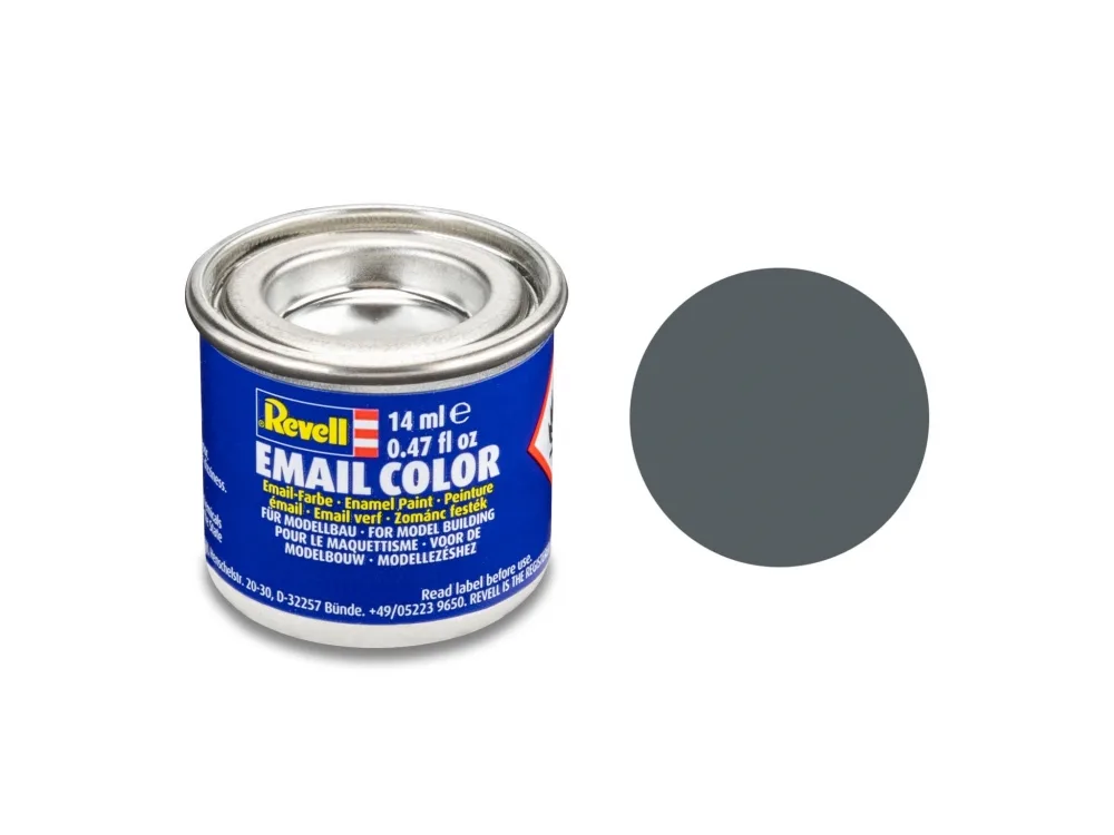 Емайлна боя, Revell, Email Color, Прахово сиво мат, 14 мл