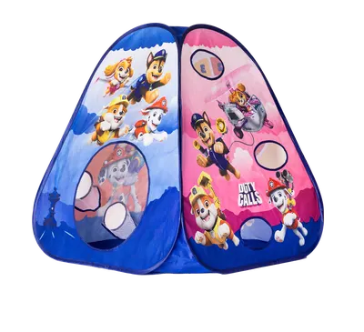PAW PATROL Детска палатка с игри 3 в 1