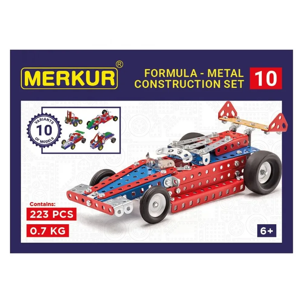 Merkur 010, Състезателна кола, 10 в 1, 223 части