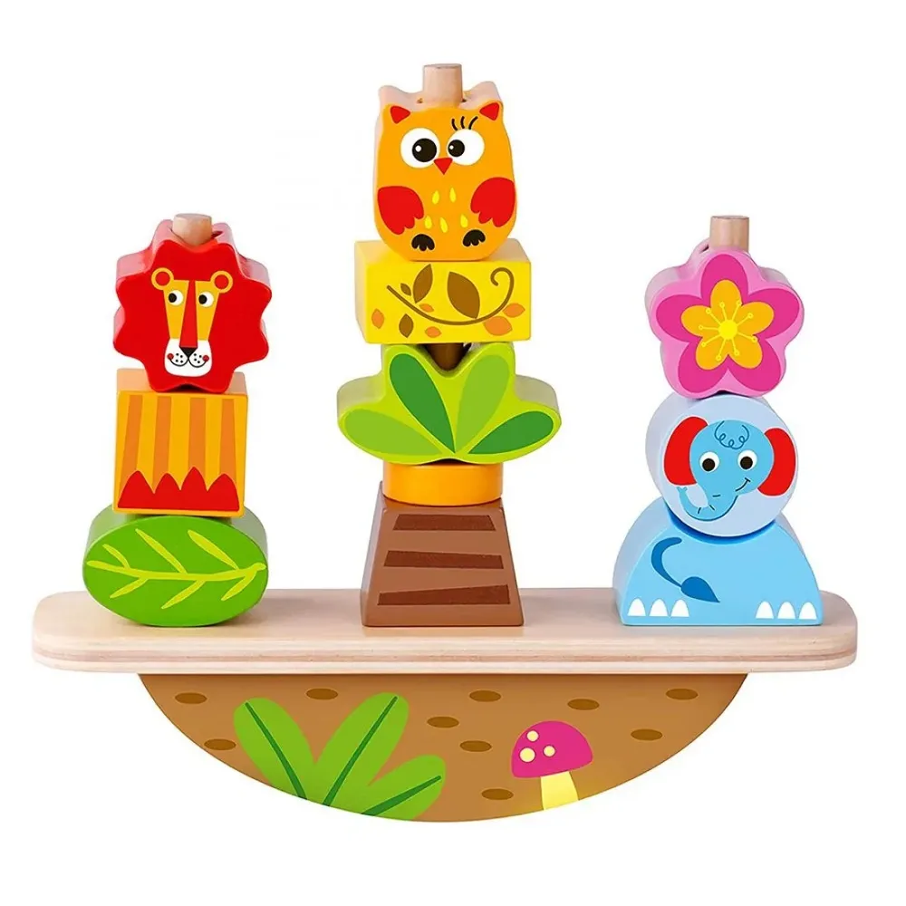 Низанка, игра за баланс, фигури за нанизване, 3 в 1