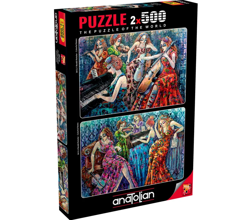 Пъзел, Anatolian, Цветни ноти, 500 части