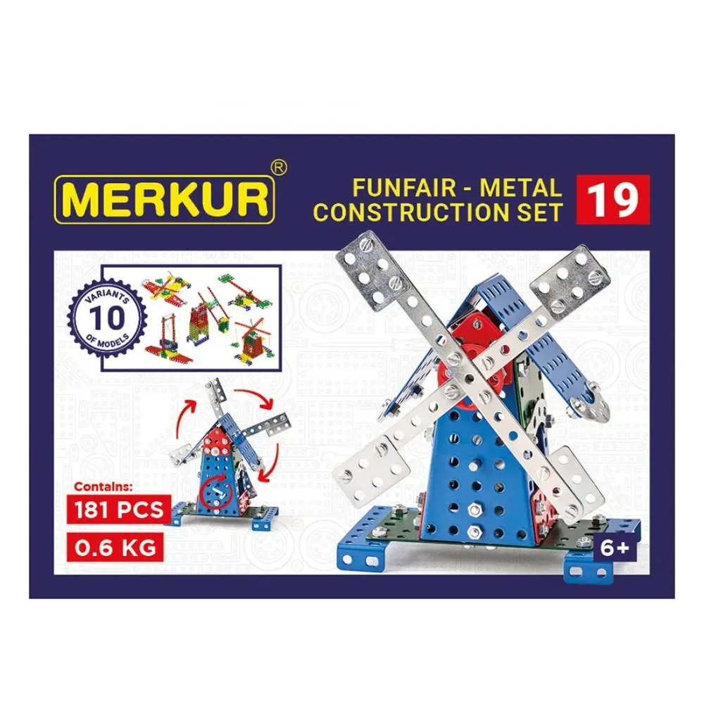 Merkur 019, Мелница, 10 в 1, 181 части