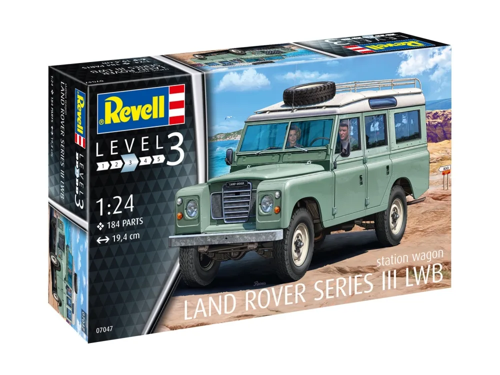 Сглобяем модел, Revell, Автомобил Land Rover Series III LWB, 184 части