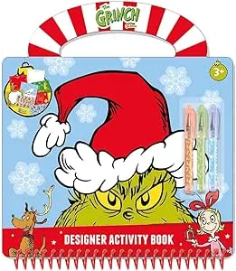 Творчески комплект, Totum, The Grinch, Книжка с активности, Коледата на Гринч