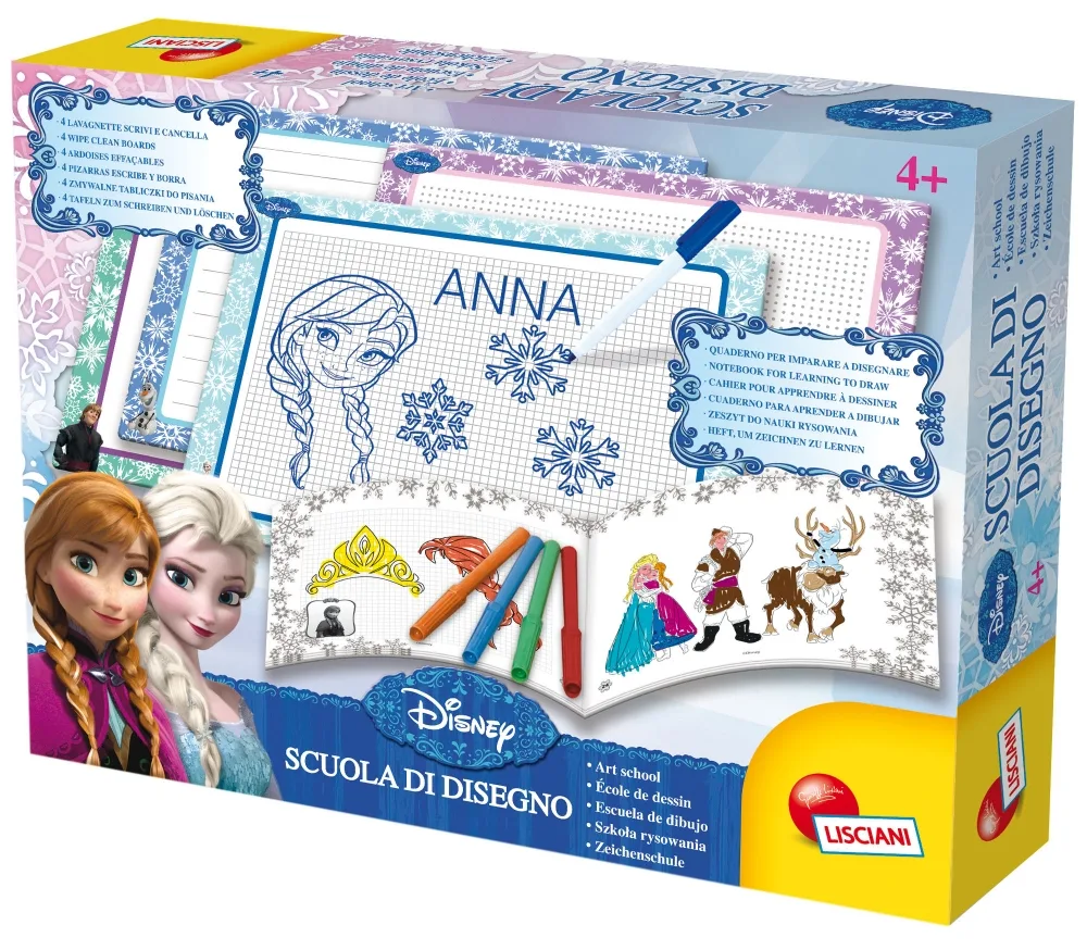 Творчески комплект, Lisciani, Frozen, Училище по рисуване