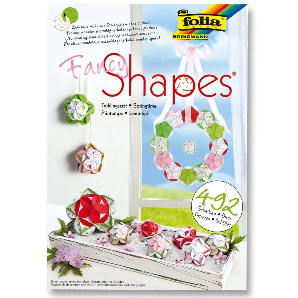 Комплект за изработка на декорации, Fancy Shapes, Пролет, 492 части