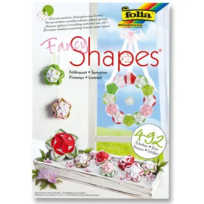 Комплект за изработка на декорации, Fancy Shapes, Пролет, 492 части