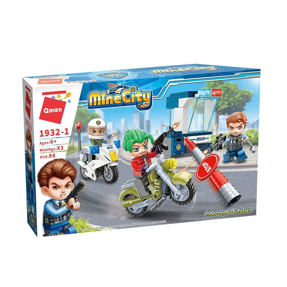 Конструктор, Qman, MineCity, Прихващачи на нападатели, 98 части