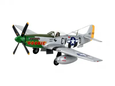 Сглобяем модел, Revell, Боен самолет P-51D Mustang, 34 части