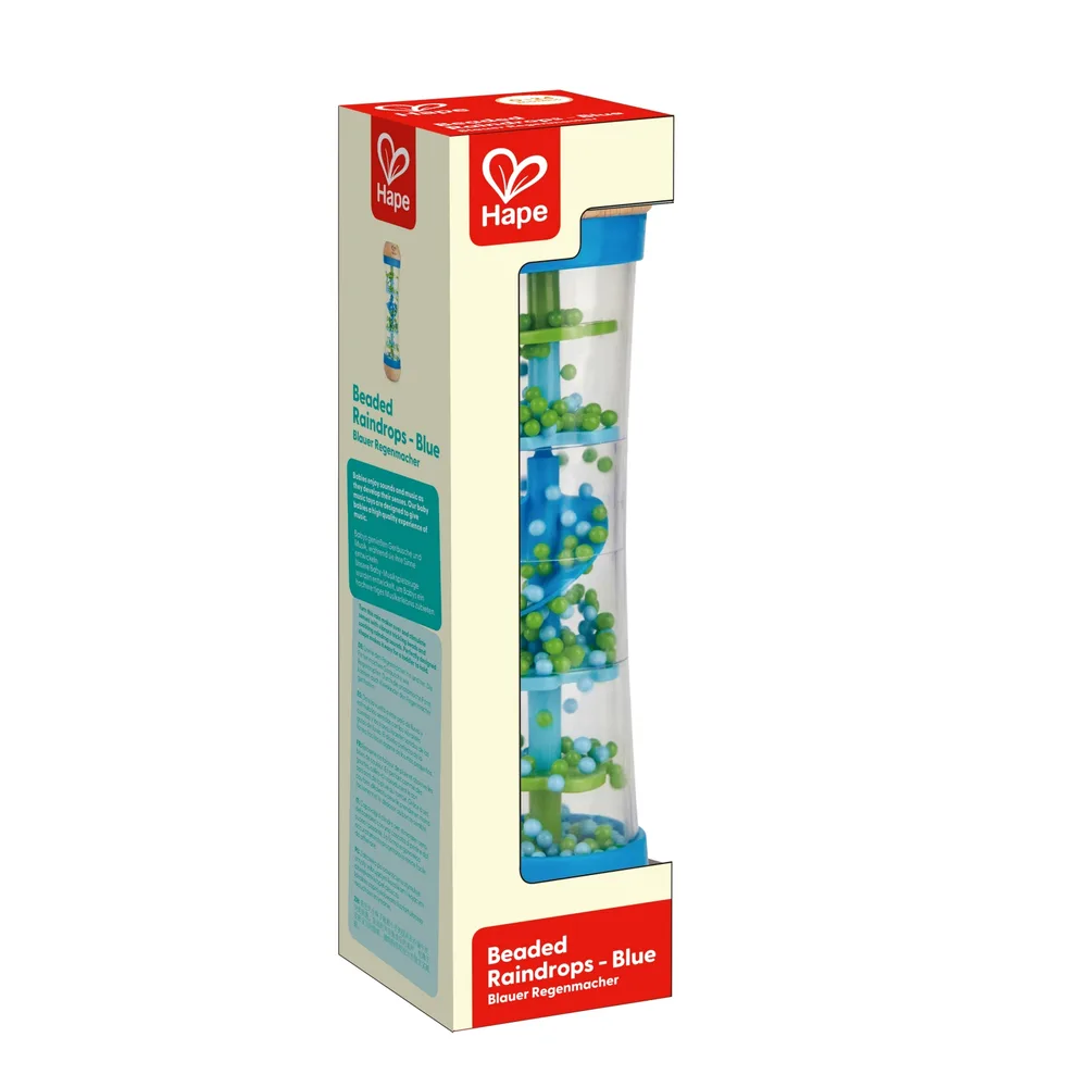 Бебешка играчка, Hape, Мъниста дъждовни капки, Син