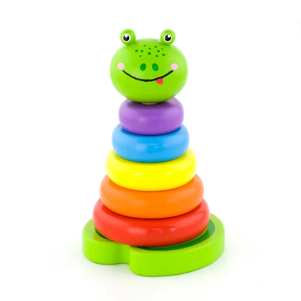 Дървена Жаба кула "Frog Stacker"- Ханойска кула