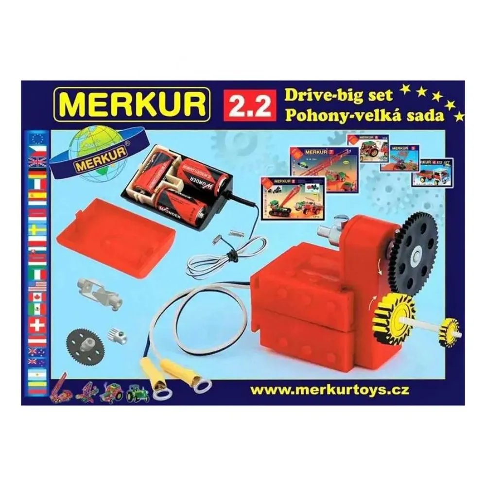 Merkur, 2.2, Комплект за малки електротехници, Задвижване и редуктори