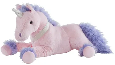 Плюшена играчка Розов еднорог, 50 см.