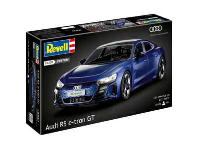 Сглобяем модел, Revell, Автомобил Audi RS e-tron GT, Click system, 71 части