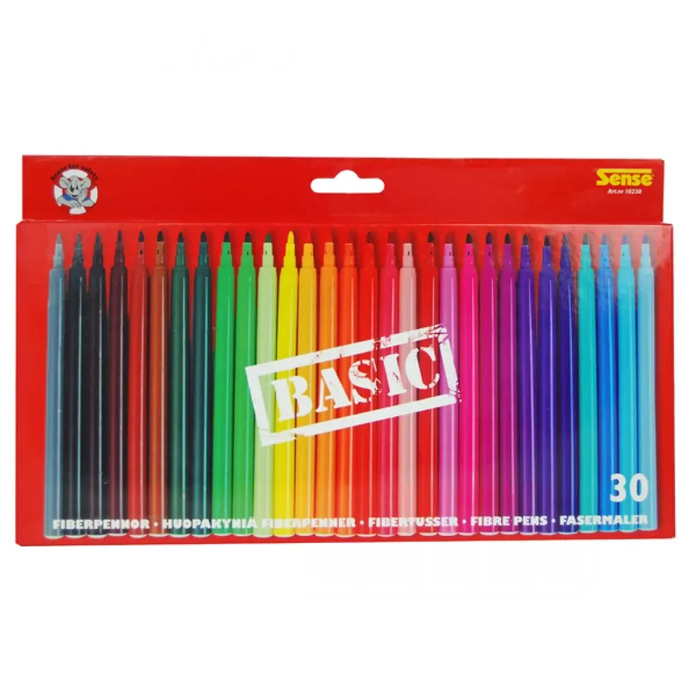Флумастeри BASIC - 30 бр.