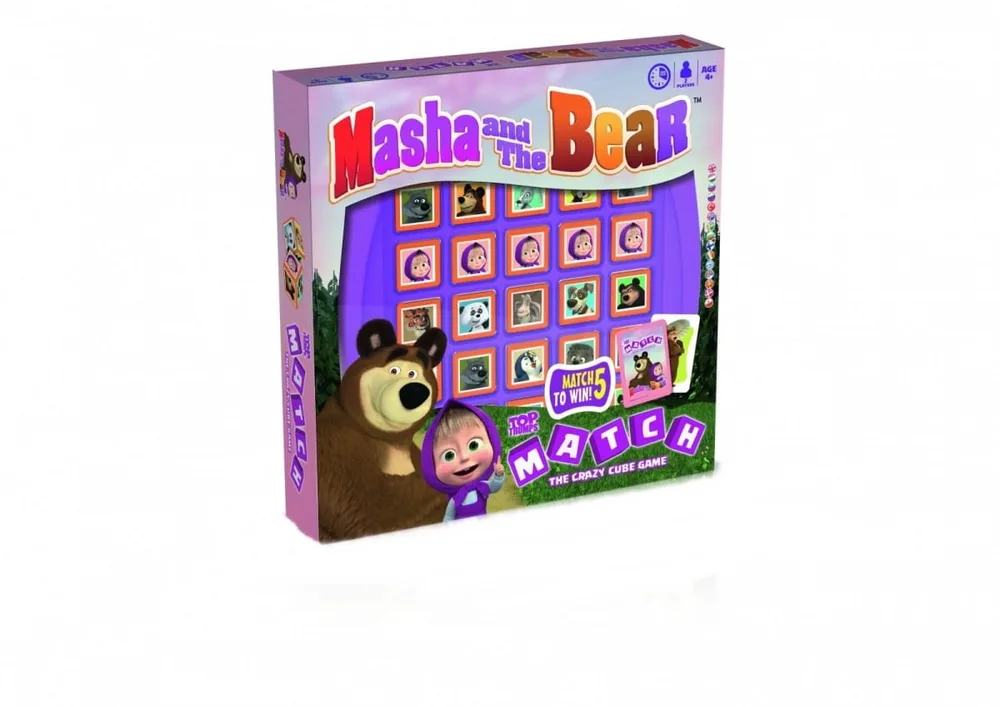 Настолна игра, Winning Moves, Top Trumps Match, Маша и Мечокът