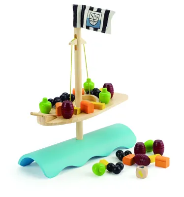 Занимателна игра за баланс, Hape, Дървено корабче