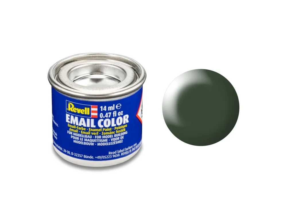 Емайлна боя, Revell, Email Color, Копринено тъмно зелено, 14 мл