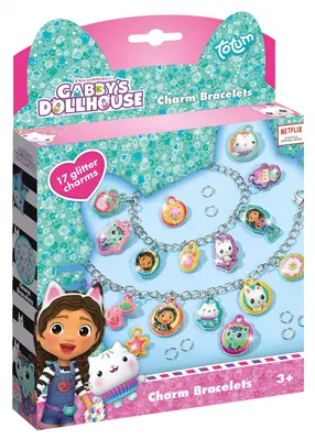 Творчески комплект, Totum, Gabby's Dollhouse, Направи сам гривни, 2 броя