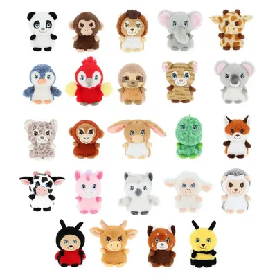 Keeleco Mini Adoptable World, Eкологични малки плюшени играчки, 10 см (24)