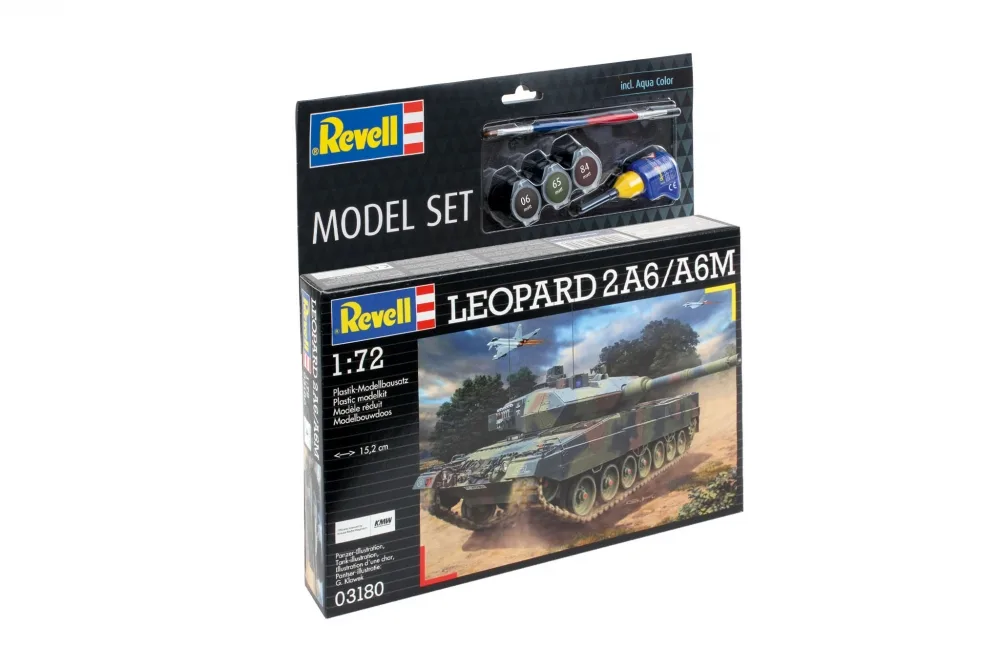 Сглобяем модел, Revell,Танк Leopard 2A6-A6M, 168 части