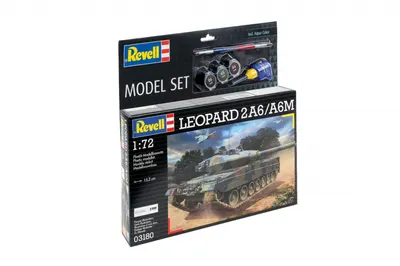 Сглобяем модел, Revell,Танк Leopard 2A6-A6M, 168 части