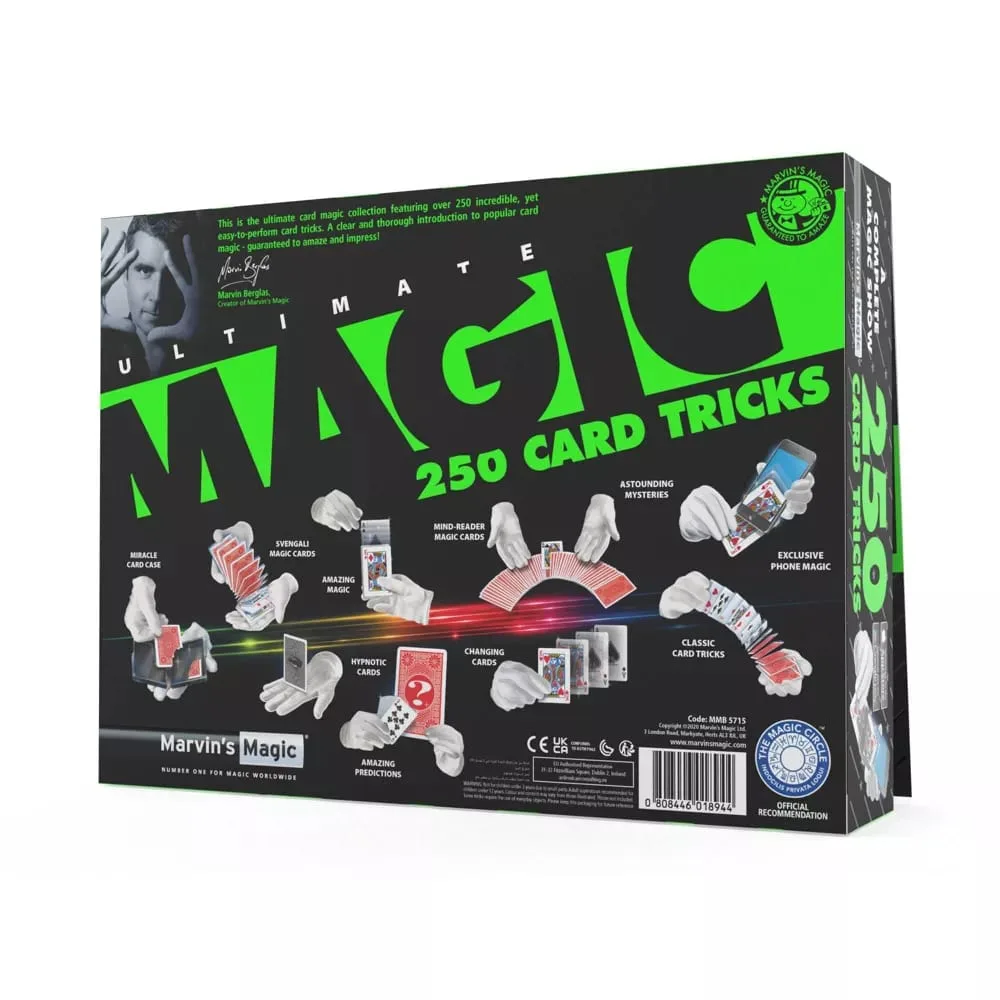 Комплект магически трикове, Marvin’s Magic, Невероятни 250 фокуса с карти