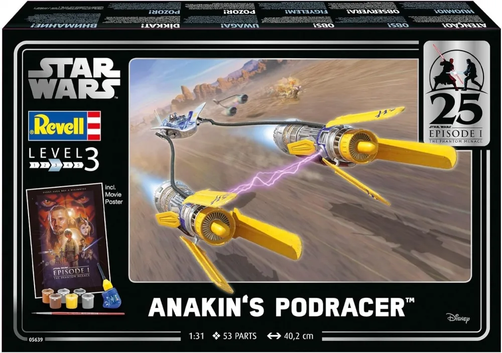 Сглобяем модел, Revell, Подаръчен комплект Anakin's Podracer