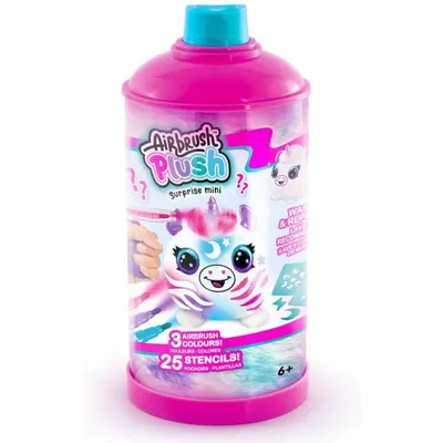 Творчески комплект, Canal Toys, Мини плюшена играчка за оцветяване, 10 см