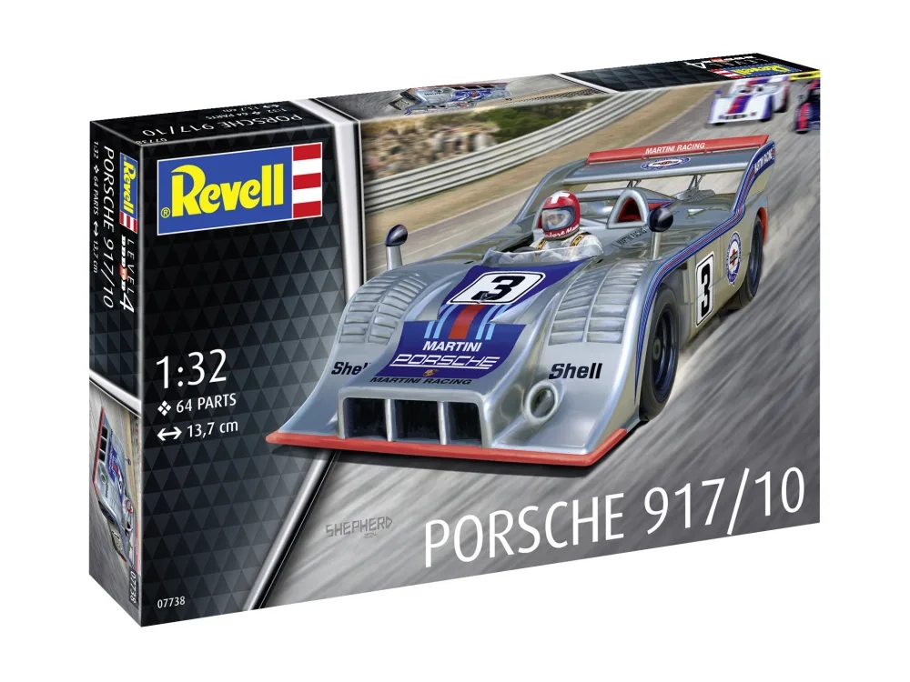 Сглобяем модел, Revell, Автомобил Porsche 917, 64 части