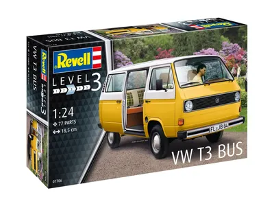 Сглобяем модел, Revell, Бус VW T3 , 77 части